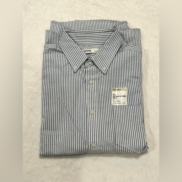 Sonoma Goods For Life Other - Men's Sonoma Goods For Life Long Sleeve Perfect Length Button-Down Shirt-Medium